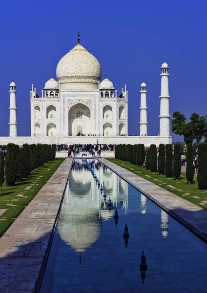 Korona Paloták Taj Mahal Agra Uttar Pradesh India 2018 December — Stock Fotó