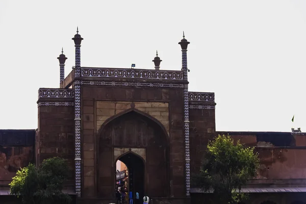 South Gate Gate Manier Aan Taj Mahal Agra Uttar Pradesh — Stockfoto