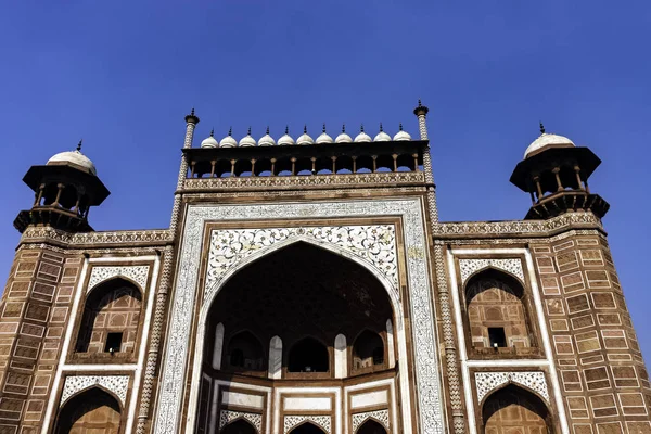 Portão Principal Caminho Porta Para Taj Mahal Agra Uttar Pradesh — Fotografia de Stock