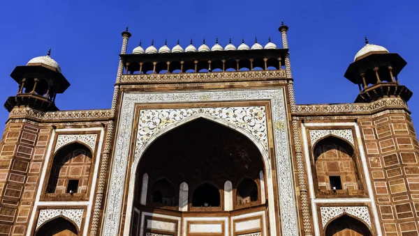 Portão Principal Caminho Porta Para Taj Mahal Agra Uttar Pradesh — Fotografia de Stock
