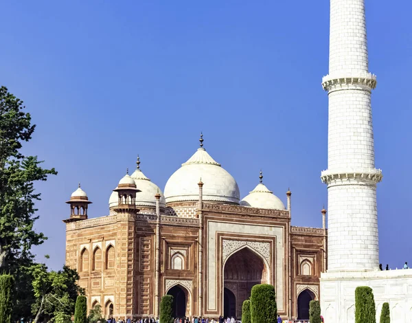 Mesquita Taj Mahal Agra Uttar Pradesh Índia Dezembro 2018 — Fotografia de Stock