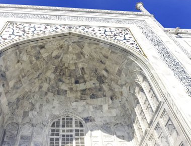 Taç saraylar - Taj Mahal Agra, Uttar Pradesh, Hindistan ile 1 Aralık 2018
