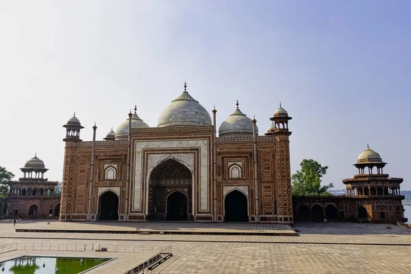 Тадж Махал Мечеті Місті Agra Уттар Прадеш Індія Грудня 2018 — стокове фото