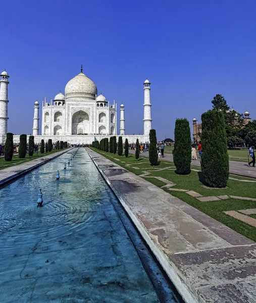 Crown Palaces Taj Mahal Agra Uttar Pradesh Índia Dezembro 2018 — Fotografia de Stock
