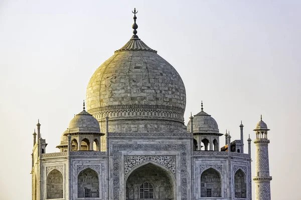 Crown Palaces Taj Mahal Agra Uttar Pradesh Índia Dezembro 2018 — Fotografia de Stock