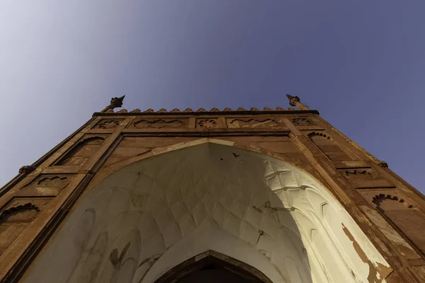Amar Singh Gate อมแดง Agra Agra Uttar Pradesh India ในว — ภาพถ่ายสต็อก