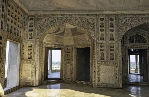 Interior of Muthamman Burj, Shah-Burj or  Musamman Burj in the Agra Red Fort - Agra, Uttar Pradesh, India on 1 December 2018