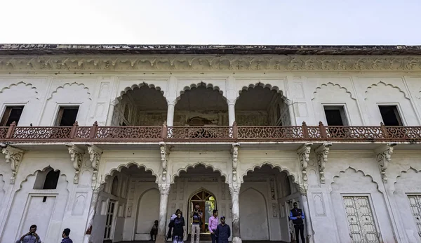 Arquitetura Pátios Torno Jardim Das Uvas Anguri Bagh Agbari Mahal — Fotografia de Stock