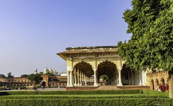 Diwan Salón Del Público Fuerte Rojo Agra Agra Uttar Pradesh — Foto de Stock