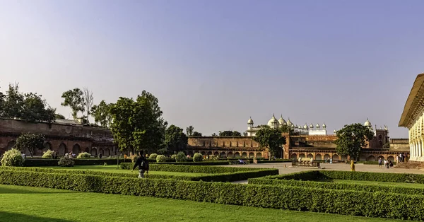 Palácio Shah Jahani Mahal Forte Vermelho Agra Agra Uttar Pradesh — Fotografia de Stock