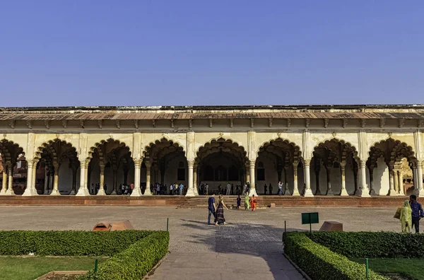 Diwan Salón Del Público Fuerte Rojo Agra Agra Uttar Pradesh — Foto de Stock