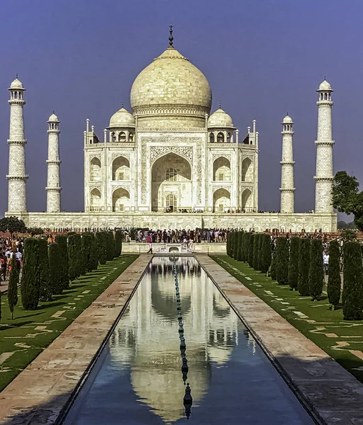 Corona Los Palacios Taj Mahal Agra Uttar Pradesh India Diciembre — Foto de Stock