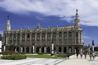 Havana harika tiyatro / Gran Teatro de La Habana Alicia Alonso - Paseo del Prado, Havana, Küba üzerinde 03 Haziran 2018