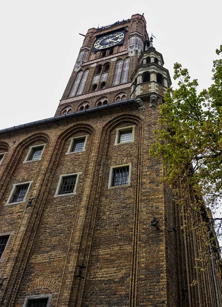 Town Hall Torun One Largest Brick Buildings Kind Europe Torun — Stock Photo, Image