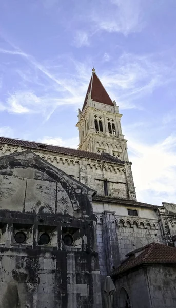 Cattedrale San Lorenzo Nella Città Storica Trogir Croazia Ottobre 2016 — Foto Stock