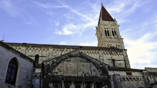 Cattedrale San Lorenzo Nella Città Storica Trogir Croazia Ottobre 2016 — Foto Stock