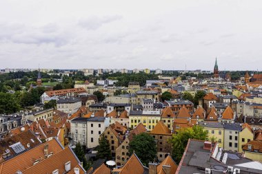 Old Town Torun, Polonya Hava Panoraması