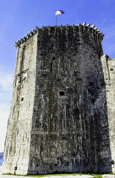 Fortaleza Kamerlengo Cidade Histórica Trogir Dalmácia Croácia Outubro 2016 — Fotografia de Stock