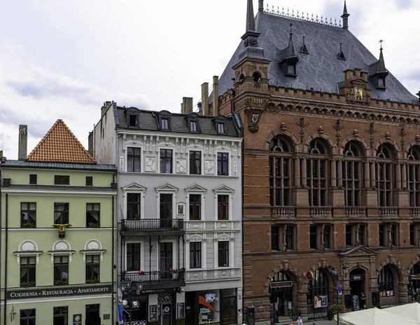 Arquitectura Vintage Ciudad Vieja Torun Polonia Agosto 2018 — Foto de Stock