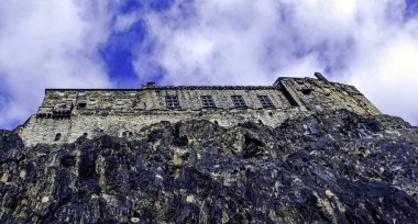 Edinburgh Castle, Edinburgh, İngiltere 22/03/2008 tarihinde resmi