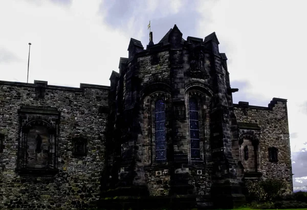 Foto Van Kasteel Van Edinburgh Edinburgh Groot Brittannië 2008 — Stockfoto