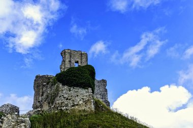 Corfe Castle - Corfe kalıntıları / Wareham, İngiltere