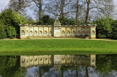 Stowe içinde İngiliz kodamanlar, Buckinghamshire, İngiltere üzerinde 28 Mart 2019 Tapınağı
