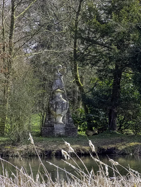 Stowe Buckinghamshire Birleşik Krallık Elysian Fields Üzerinde Congreve Monument Mart — Stok fotoğraf