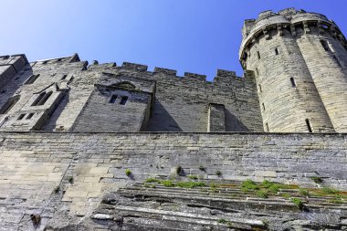 Warwick Kalesi - Warwick'teki Sezar Kulesi, Warwickshire, İngiltere 21 Nisan 2019