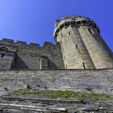 Warwick Kalesi - Warwick'teki Sezar Kulesi, Warwickshire, İngiltere 21 Nisan 2019