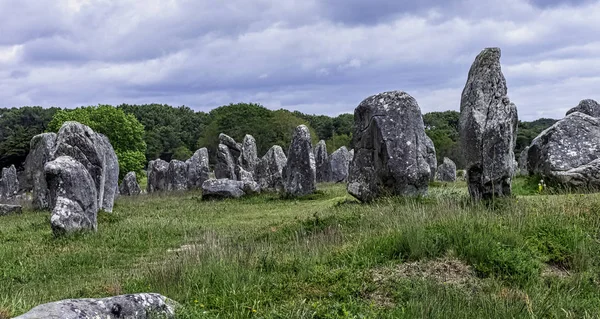 Alineaciones Carnac Piedras Carnac Carnac Francia — Foto de Stock