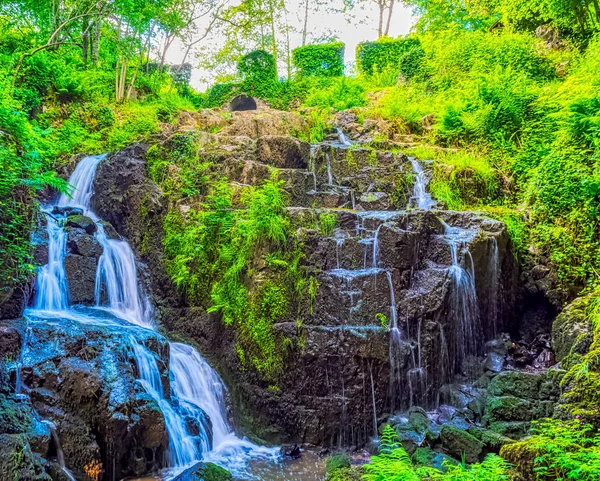 Petite Cascade Kleine Waterval Van Cance Canon Rivers Neufbourg Normandië — Stockfoto