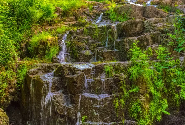 Fete Cascade Little Waterfall Cance Canon Rivers Neufbourg Norfely France — стоковое фото