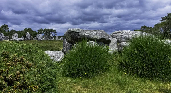 Alineaciones Carnac Piedras Carnac Carnac Francia — Foto de Stock