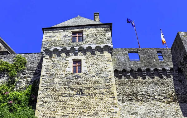 Chateau Vitre Castillo Medieval Ciudad Vitr Bretaña Francia Junio 2019 —  Fotos de Stock