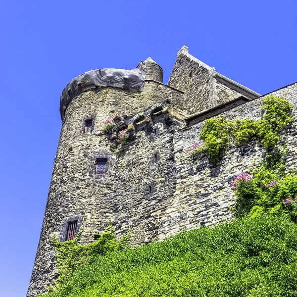 Chateau Vitre Μεσαιωνικό Κάστρο Στην Πόλη Vitre Βρετάνη Γαλλία Την — Φωτογραφία Αρχείου