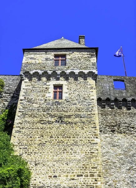 Chateau Vitre Mittelalterliche Burg Vitr Bretagne Frankreich Juni 2019 — Stockfoto