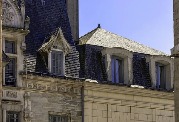 Old Town vitre eski mimarisi (Vitr), Brittany, Fransa 1 Haziran 2019 