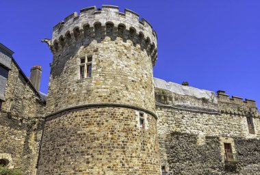 Old Town vitre eski mimarisi (Vitr), Brittany, Fransa 1 Haziran 2019 