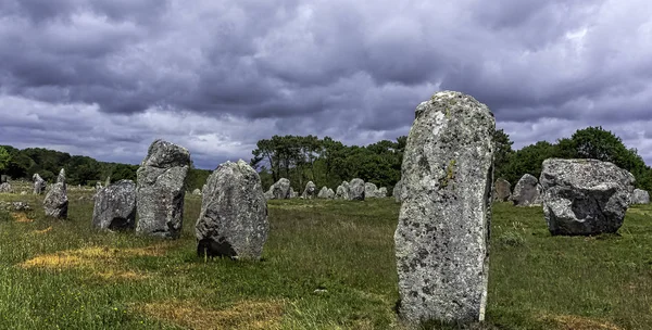 Alineaciones Carnac Piedras Carnac Carnac Francia — Foto de Stock