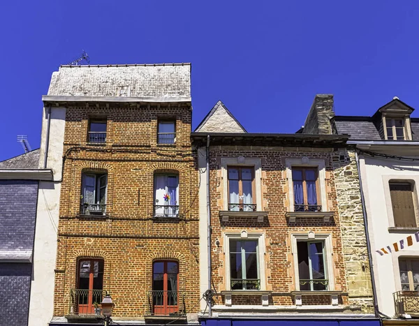 Vitre ブルターニュ フランスの旧市街のヴィンテージ建築6月1日2019 — ストック写真
