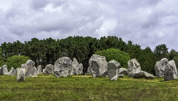 Alinhamentos Carnac Pedras Carnac Carnac Francia — Fotografia de Stock