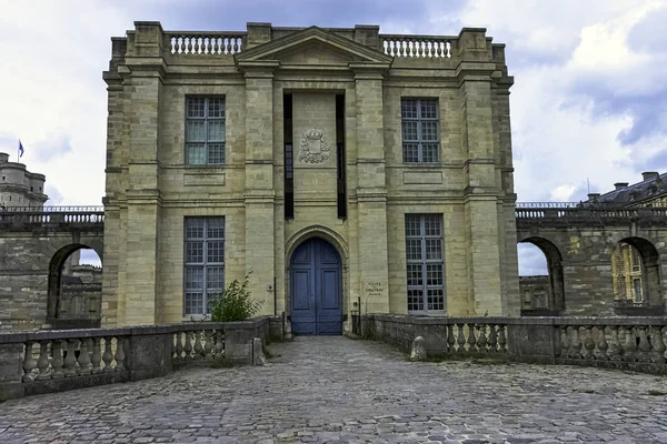 Κεντρική Είσοδος Στο Κάστρο Της Βενσέν Τεράστιο Γαλλικό Βασιλικό Φρούριο — Φωτογραφία Αρχείου
