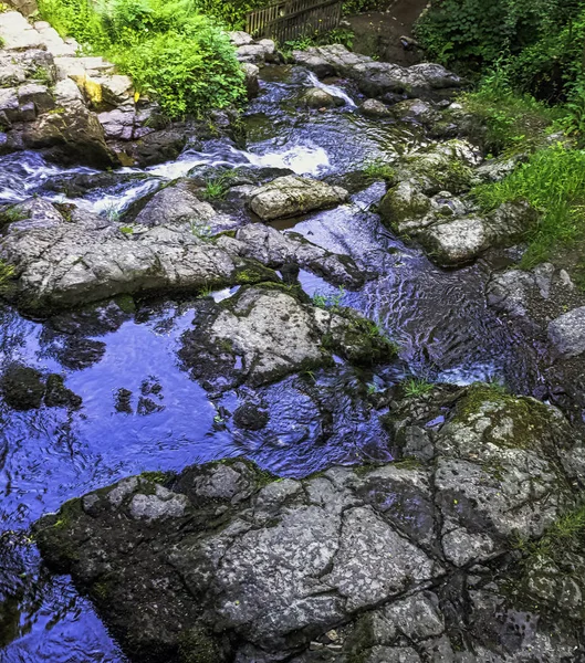 Petite Cascade Cascada Los Ríos Cance Canon Neufbourg Normandía Francia —  Fotos de Stock