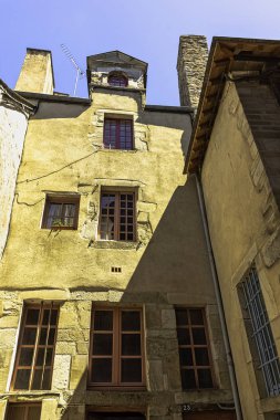 Old Town vitre eski mimarisi (Vitr), Brittany, Fransa 1 Haziran 2019 