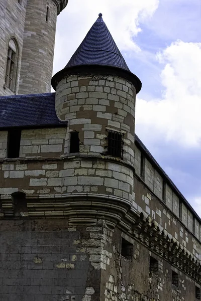 Chateau Vincennes Vincennes Kasabasında Büyük 17Th Century Fransız Kraliyet Kalesi — Stok fotoğraf