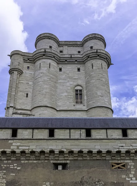 Zámek Vincennes Mohutný Francouzský Královský Hrad Městě Vincennes Val Marne — Stock fotografie