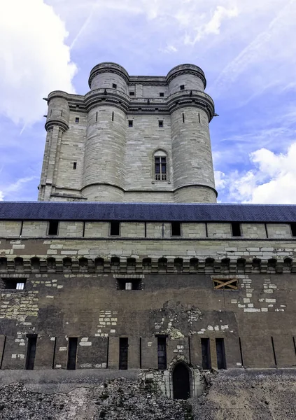 Chateau Vincennes Massive 14Th 17Th Century French Royal Fortress Town — Stock Photo, Image