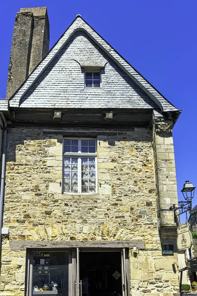 Altstadtarchitektur Vitre Vitr Bretagne Frankreich Juni 2019 — Stockfoto