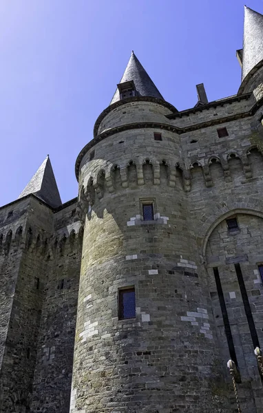 Chateau Vitre Castillo Medieval Ciudad Vitr Bretaña Francia Junio 2019 — Foto de Stock